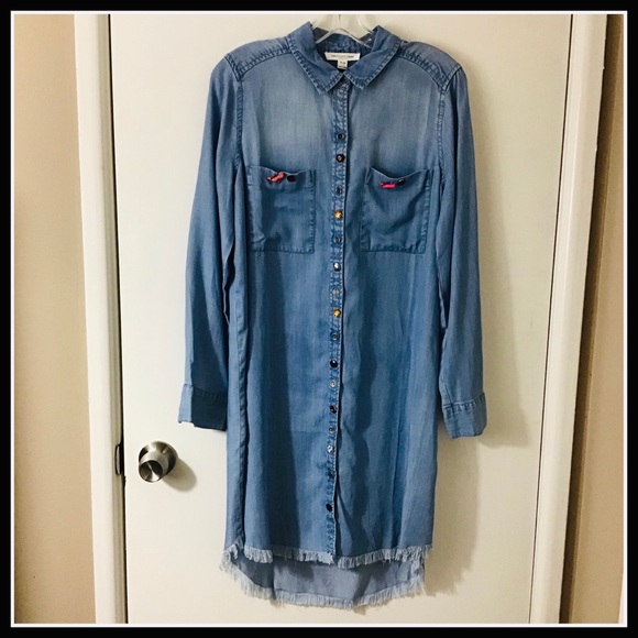 denim shirt dress size 20
